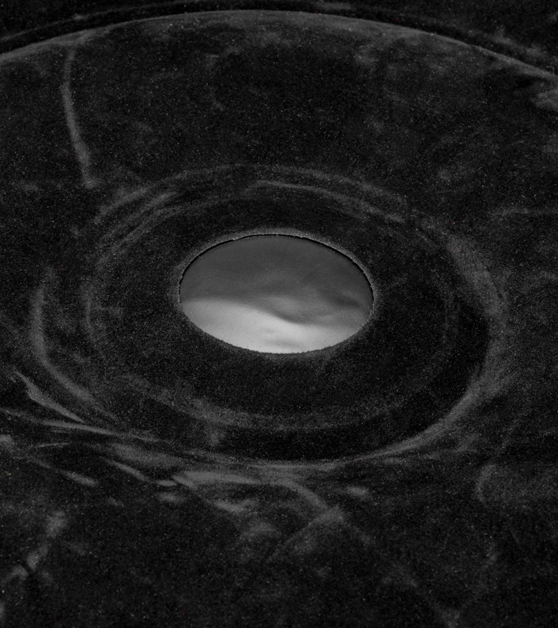 Coussin gonflable rond avec gode vibrant Crazy Rider