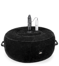 Charger l&#39;image dans la galerie, Coussin gonflable rond avec gode vibrant Crazy Rider