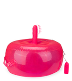 Coussin gonflable rond avec gode vibrant Ride Me