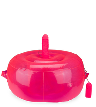 Charger l&#39;image dans la galerie, Coussin gonflable rond avec gode vibrant Ride Me