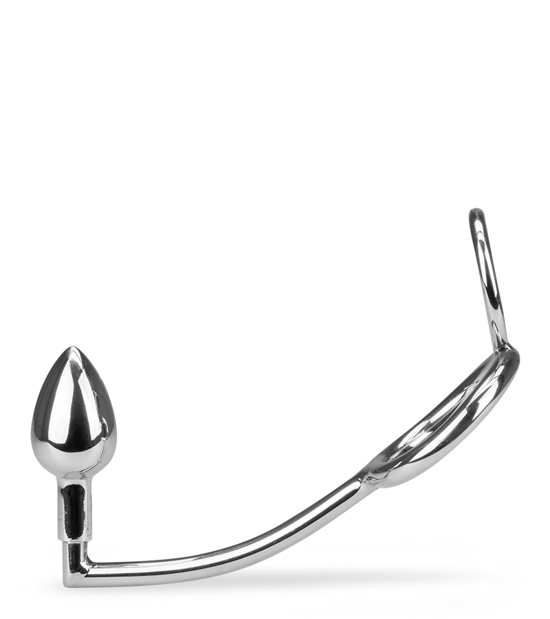 Crochet anal avec double anneaux cockring Captain