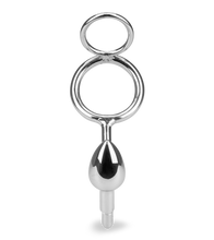 Charger l&#39;image dans la galerie, Crochet anal avec double anneaux cockring Captain