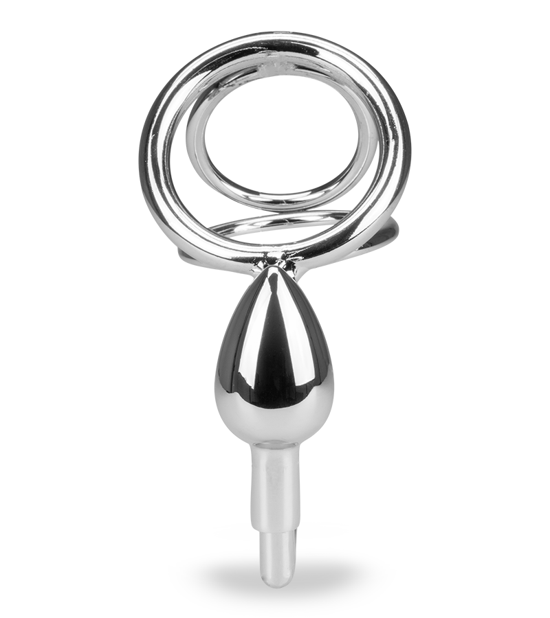 Crochet anal avec triple cockring Bondy