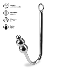 Charger l&#39;image dans la galerie, Crochet anal triple boules Rattlesnake