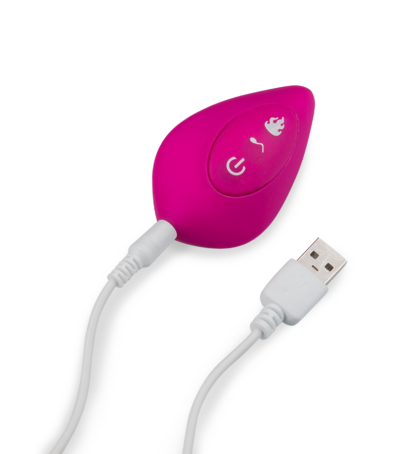 Culotte gode vibrante chauffante télécommandée