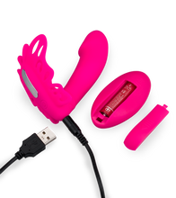 Charger l&#39;image dans la galerie, Culotte vibrante clitoris et point G pulsations et vibrations