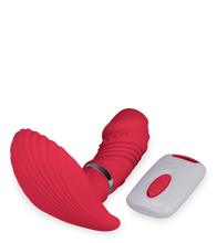 Charger l&#39;image dans la galerie, Culotte vibrante gode va-et-vient coquillage