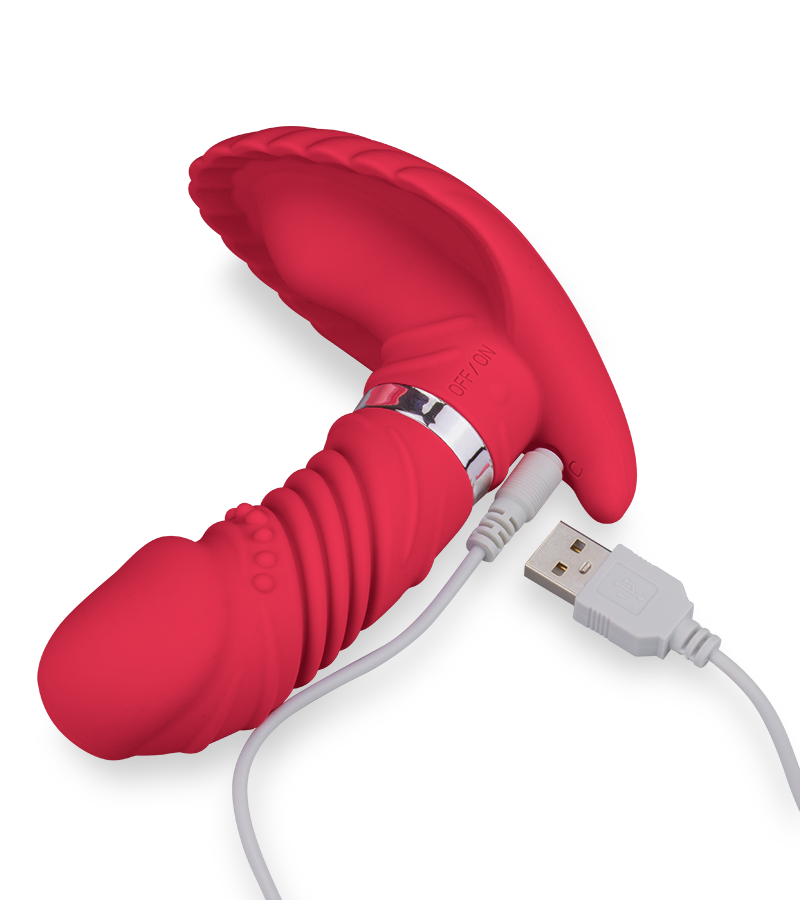 Culotte vibrante gode va-et-vient coquillage