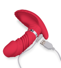 Charger l&#39;image dans la galerie, Culotte vibrante gode va-et-vient coquillage