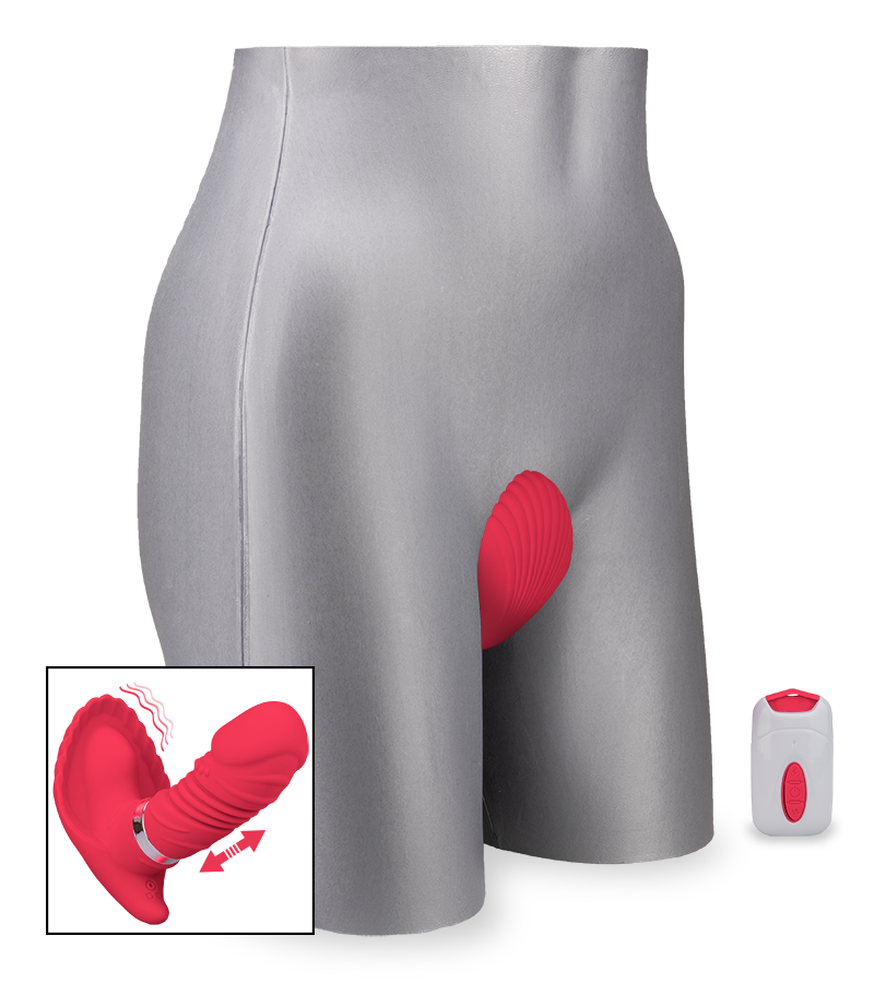 Culotte vibrante gode va-et-vient coquillage