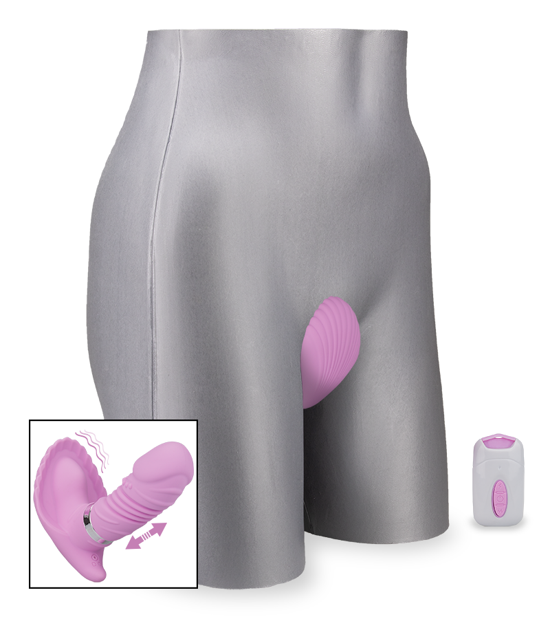 Culotte vibrante gode va-et-vient coquillage