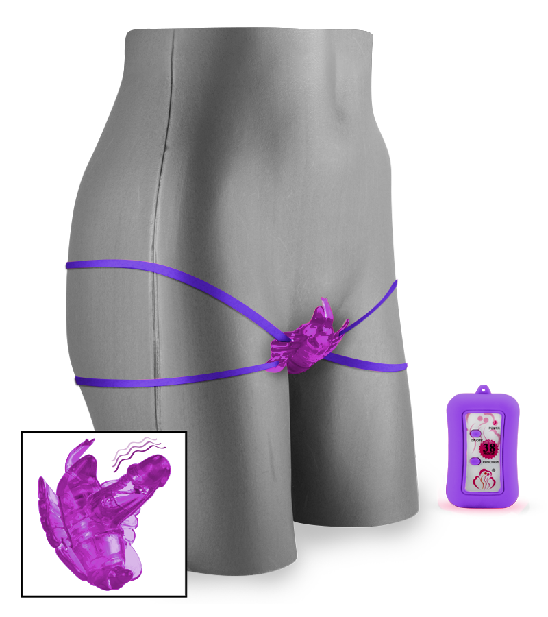 Culotte vibrante papillon gode 38 vitesses