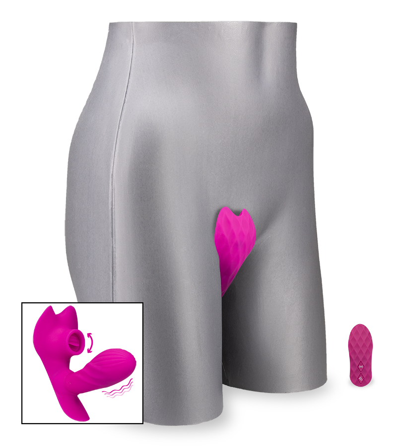 Culotte vibrante spécial cunni et gode chauffant