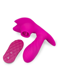 Charger l&#39;image dans la galerie, Culotte vibrante spécial cunni et gode chauffant