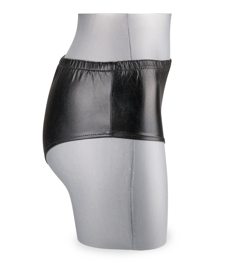 Culotte vinyle plug anal