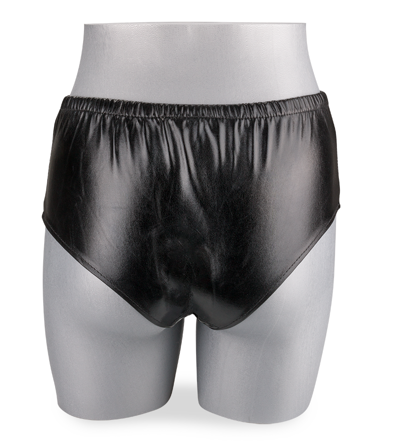 Culotte vinyle plug anal