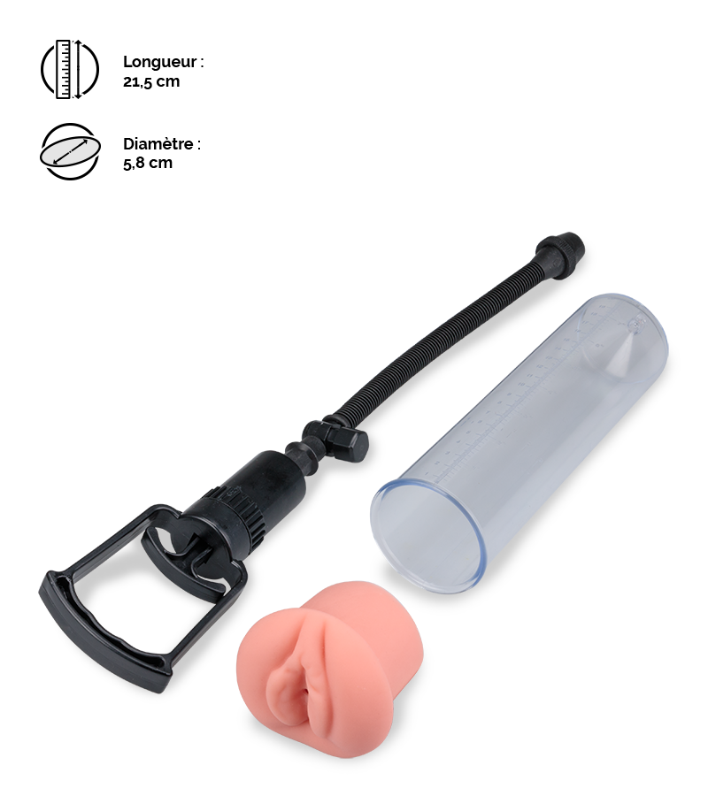 Développeur de pénis manuel + insert vagin Maximizer