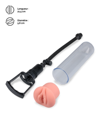 Charger l&#39;image dans la galerie, Développeur de pénis manuel + insert vagin Maximizer