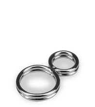 Charger l&#39;image dans la galerie, Double anneau cockring en inox Eight