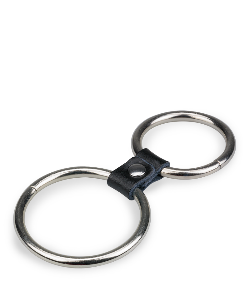 Double anneau cockring métal