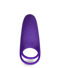 Charger l&#39;image dans la galerie, Double anneau vibrant avec stimulateur de clitoris Bucci