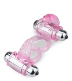 Double anneau vibrant langue et rabbit