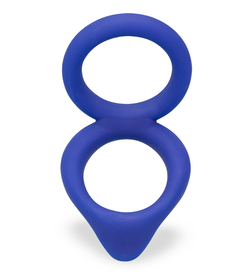 Double cockring en silicone Moon