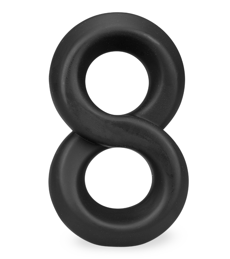 Double cockring pénis et testicules