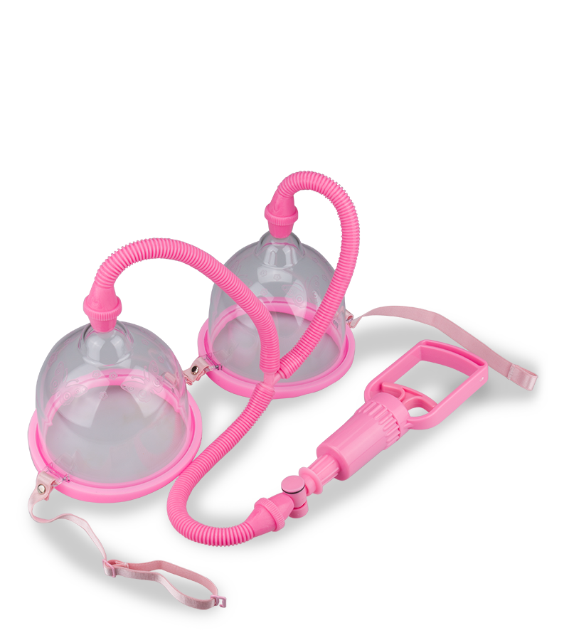 Double développeur de seins à pompe