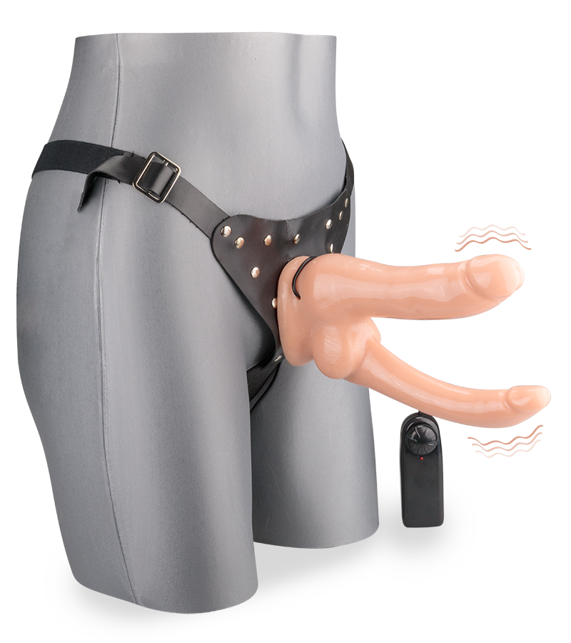 Double gode ceinture vibrant