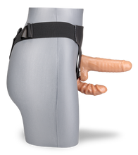 Charger l&#39;image dans la galerie, Double gode ceinture vibrant réaliste