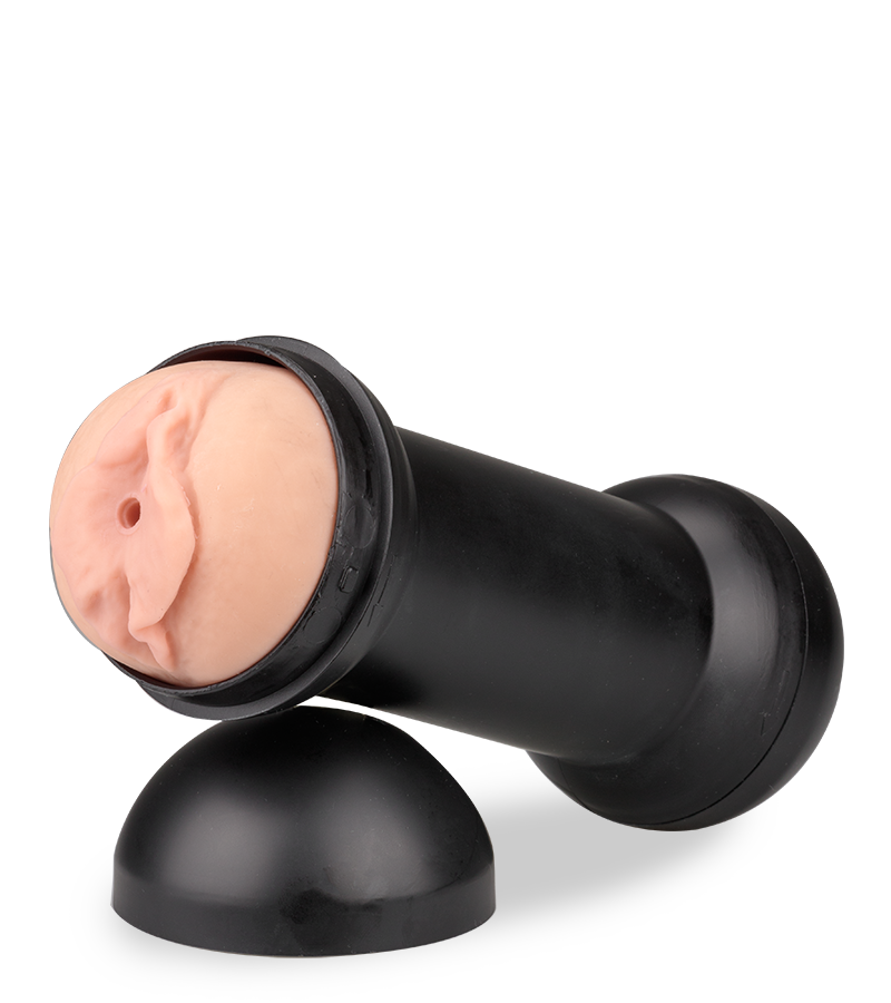 Double masturbateur vagin étroit et bouche gourmande