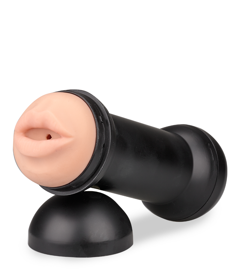 Double masturbateur vagin étroit et bouche gourmande