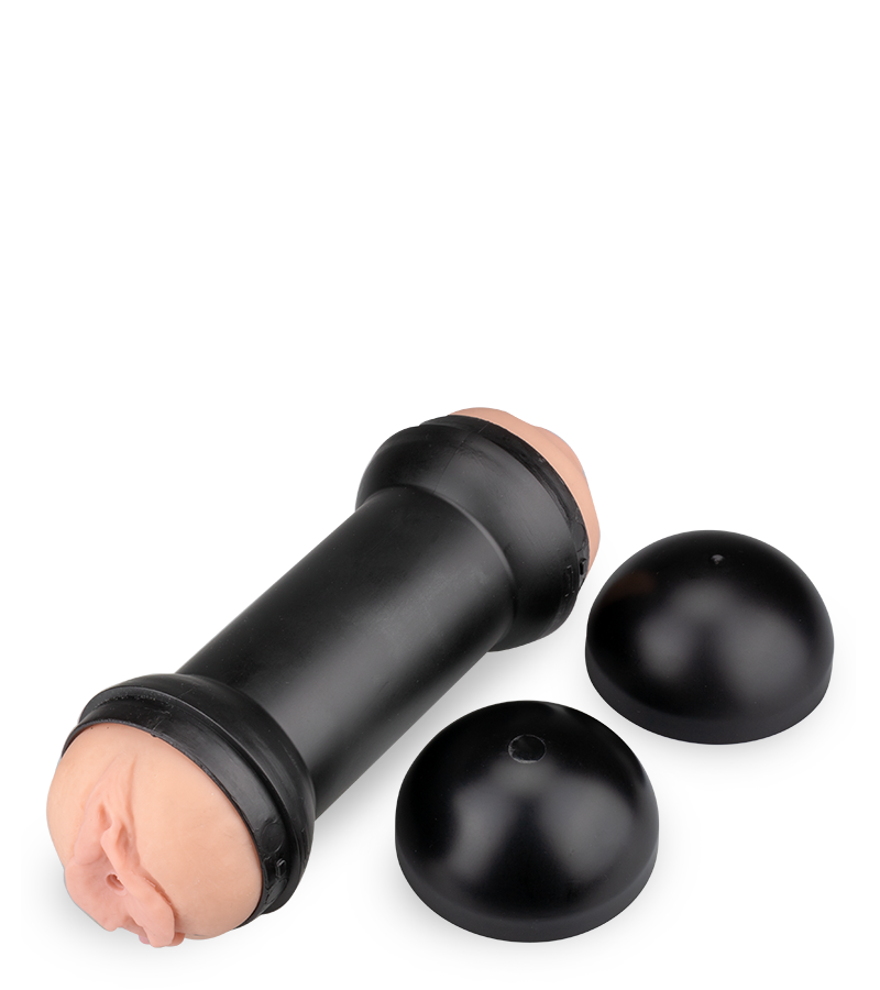 Double masturbateur vagin étroit et bouche gourmande