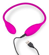 Charger l&#39;image dans la galerie, Double oeuf vibrant puissant rechargeable