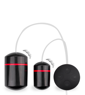 Double oeuf vibrant télécommandé 10 modes de vibration