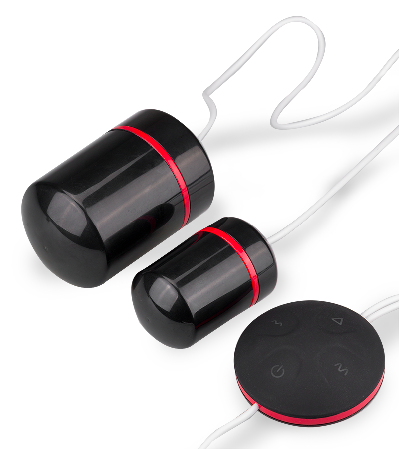 Double oeuf vibrant télécommandé 10 modes de vibration