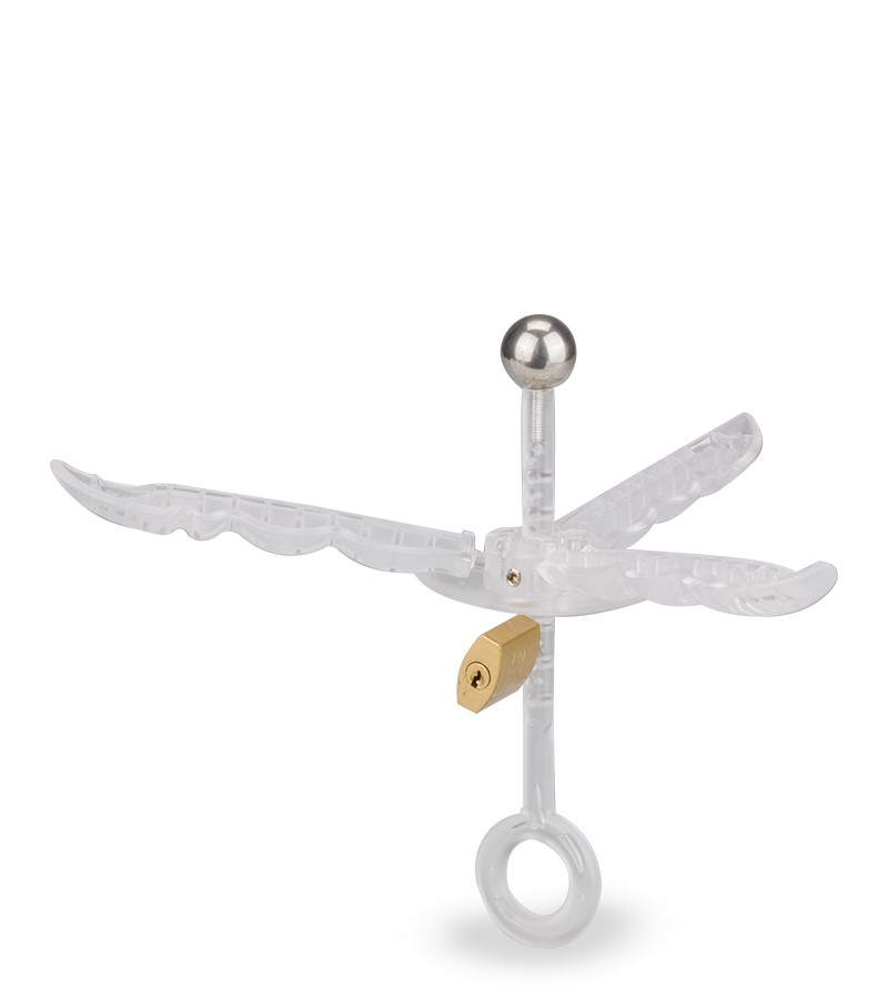 Ecarteur anal avec cadenas Pusher