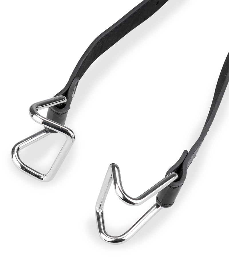 Ecarteur de bouche et nez similicuir et métal