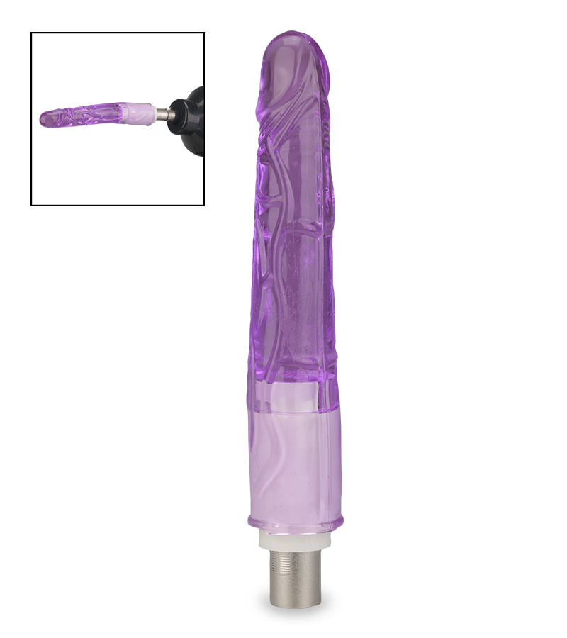 Embout plug anal violet pour fucking machine