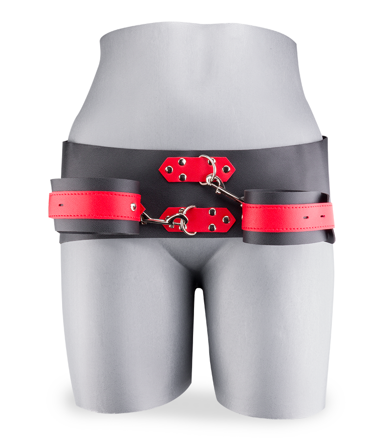 Entraves en similicuir hanches poignets