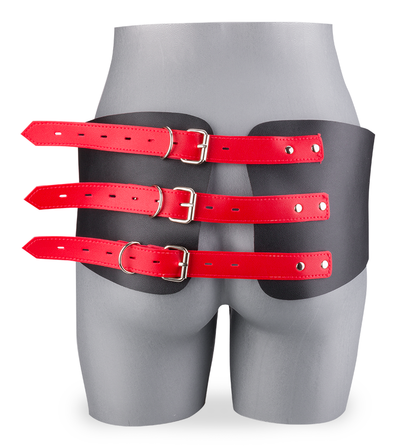 Entraves en similicuir hanches poignets
