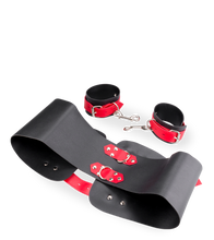 Charger l&#39;image dans la galerie, Entraves en similicuir hanches poignets