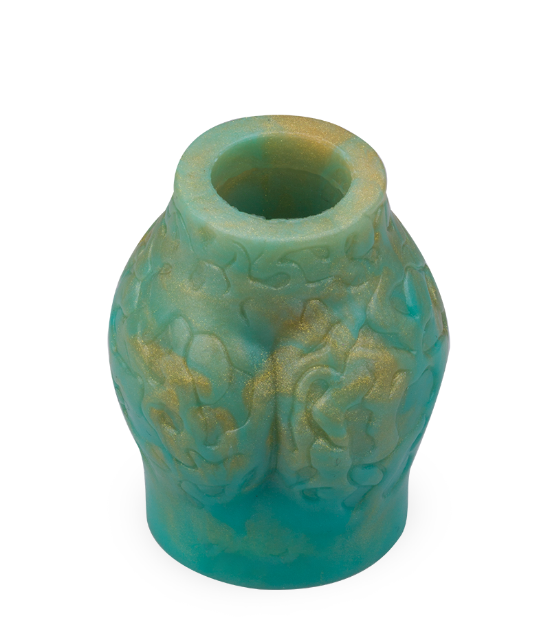 Étui pénien loup avec bulbe érectile et anneau testiculaire 7,0cm