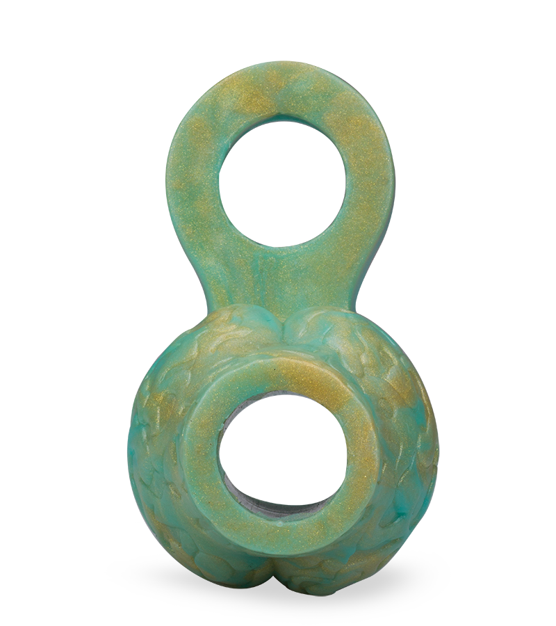 Étui pénien loup avec bulbe érectile et anneau testiculaire 7,0cm