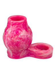 Charger l&#39;image dans la galerie, Étui pénien loup avec bulbe érectile et anneau testiculaire 9,0cm