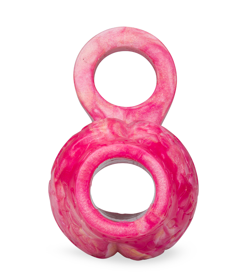 Étui pénien loup avec bulbe érectile et anneau testiculaire 9,0cm