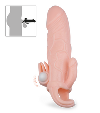 Charger l&#39;image dans la galerie, Extendeur pénis vibrant clito et anus