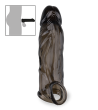 Charger l&#39;image dans la galerie, Extenseur pénis et testicules réaliste noir