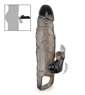 Extension de pénis 2,5cm vibrante